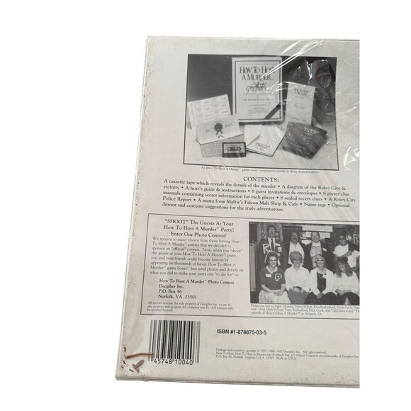 Sealed How To Host a Murder ‘The Class of '54’ Vintage Party Board Game - Picture 5 of 5